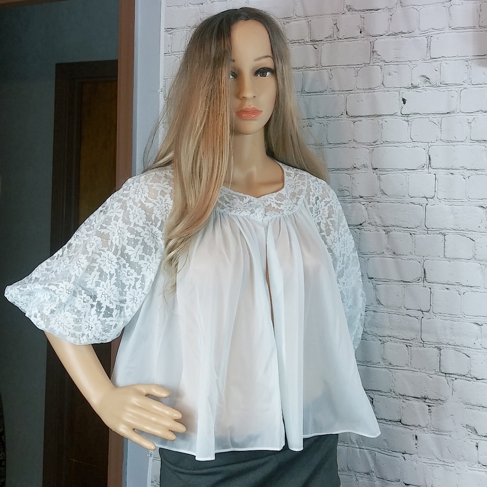 Vintage Vanity Fair bed jacket size small
